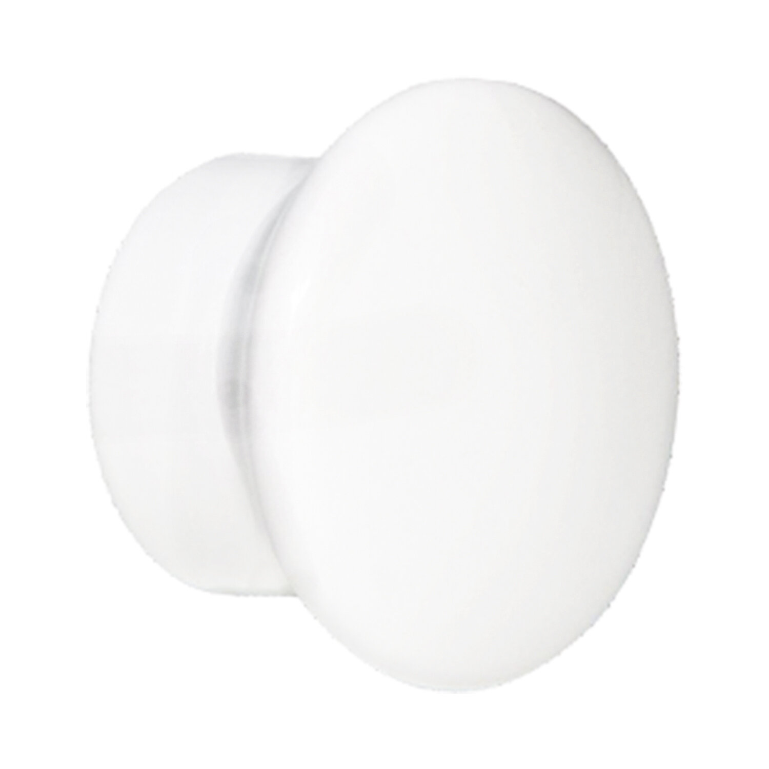 Terminal Zirconio Para Barras � 20 mm. Tapon Blanco (Pack 2 unidades)