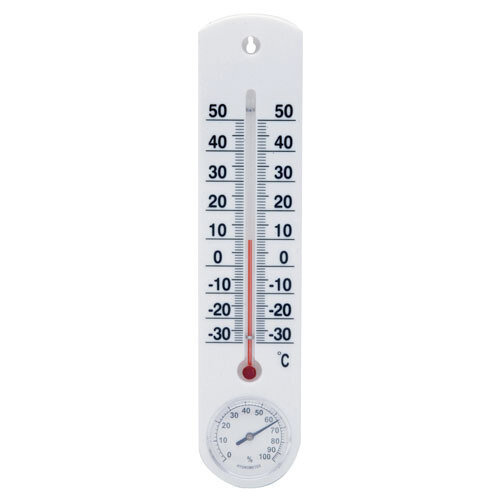 Termometro Pared / Jardin Con Higr�metro Pl�stico 25 cm.