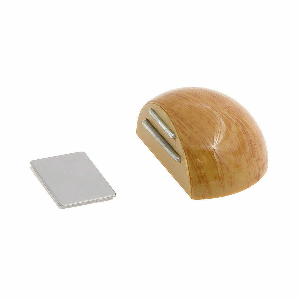 Tope Puerta Adhesivo con Im�n Retenedor Color Madera
