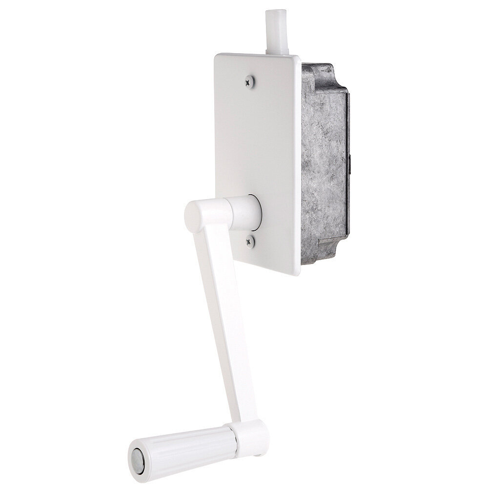 Torno Elevacion Persiana Empotrar Blanco