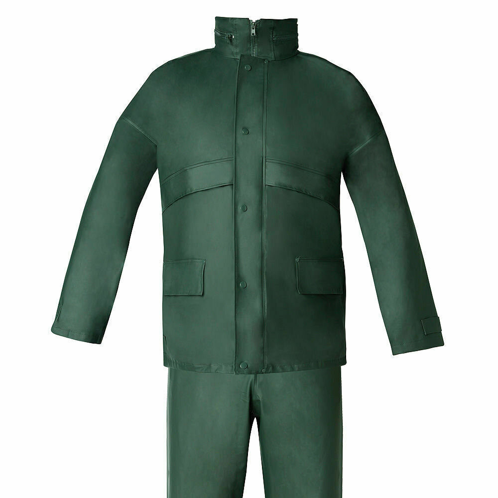 Traje de Agua Impermeable Verde Poliuretano Talla 8-XL