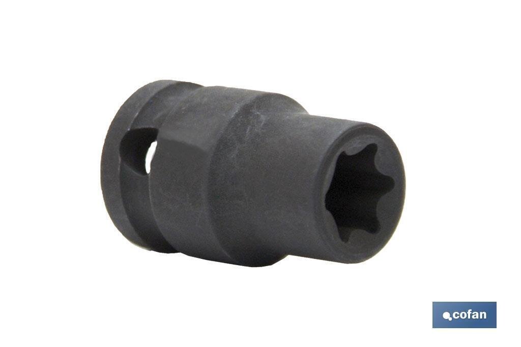 VASO IMPACTO 3/8" TORX E-7