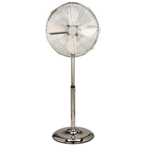 Ventilador Maurer de Pie 125 cm. de Alto Cromo