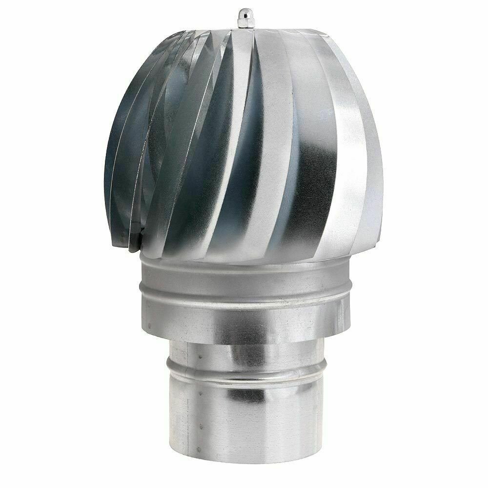 Wolfpack Sombrero Extractor Galvanizado para Estufa, Chimenea, Extracci�n de Humos, Para tubo � 110 mm.