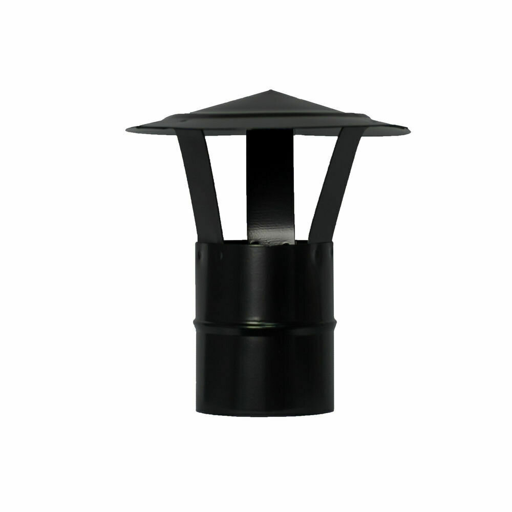 Wolfpack Sombrero Vitrifiado Para Estufa Pellet, Le�a, Chimenea, Extracci�n De Humos, Para Tubo � 80 mm.
