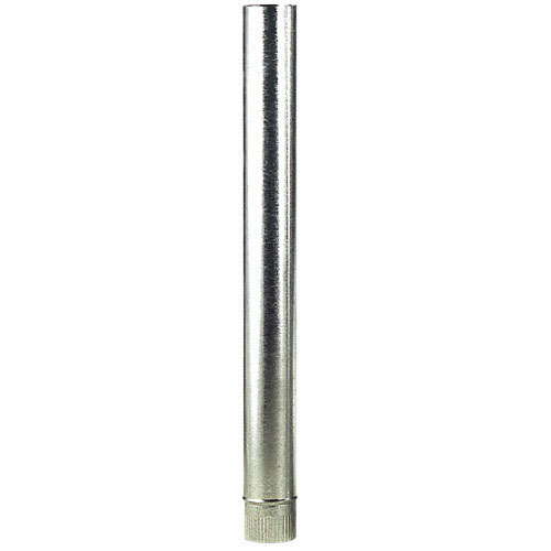 Wolfpack Tubo Estufa Acero Galvanizado  100 mm, Ideal Estufas de Leña, Chimenea, Alta resistencia, Conducto Humos
