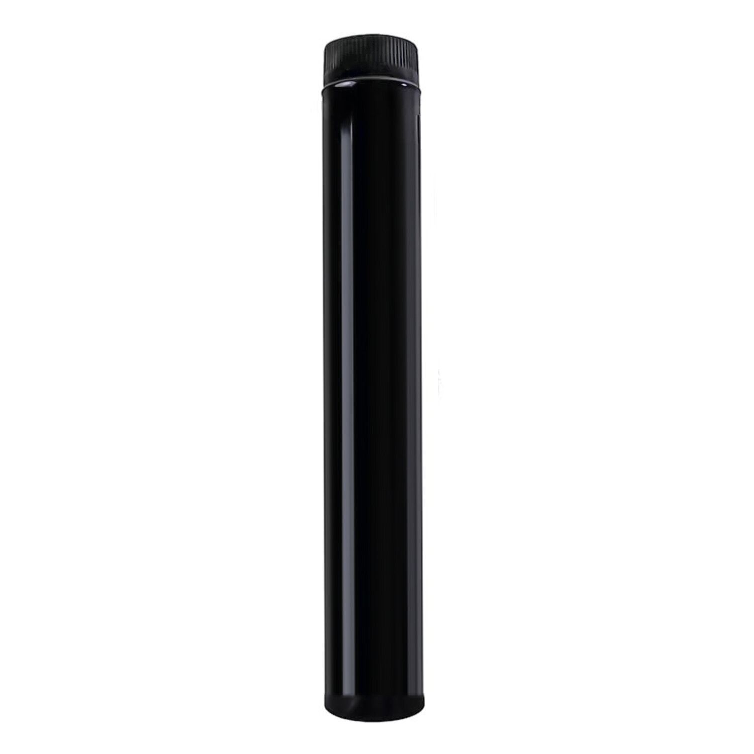 Wolfpack Tubo de Estufa Acero Vitrificado Negro � 200 mm. Ideal Estufas de Le�a, Chimenea, Alta resistencia, Color Negro