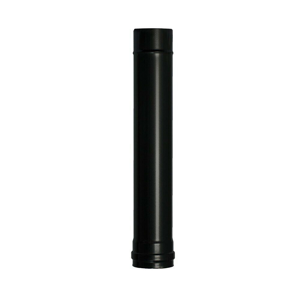 Wolfpack Tubo de Estufa Pellet Acero Vitrificado Negro � 80 mm. Longitud 50 cm. Estufas de Le�a, Chimenea, Alta resistencia,