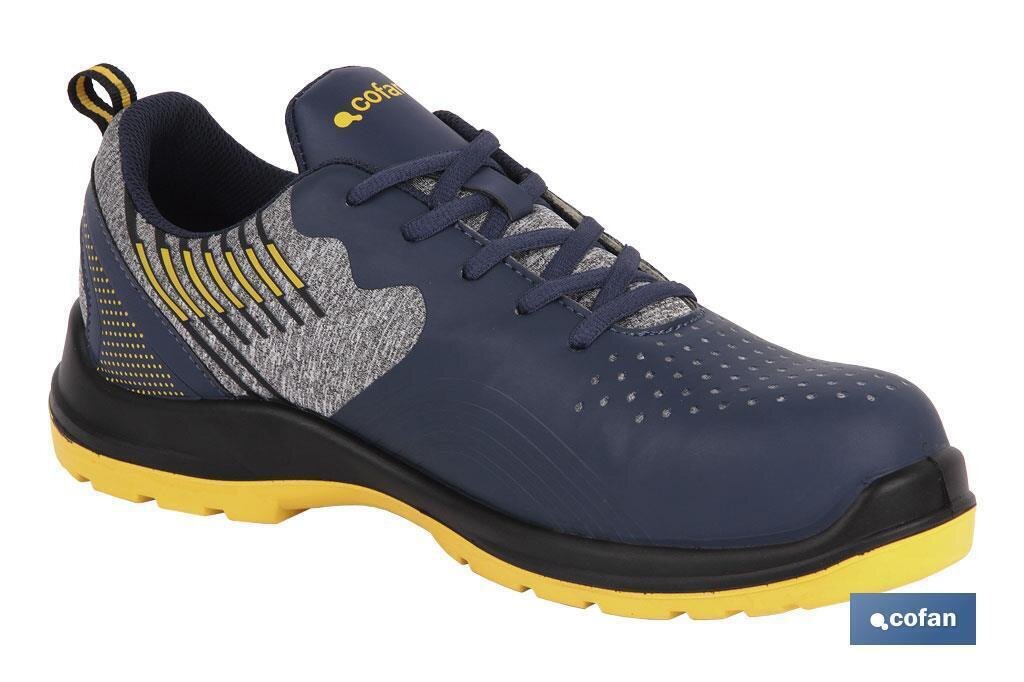 ZAPATO DEPORT. S1P SRC MODELO SOLANA AZ "NO METAL"  T-46