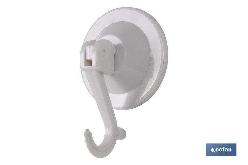 1 UD COLGADOR VENTOSA CIERRE SEGURIDAD �59mm