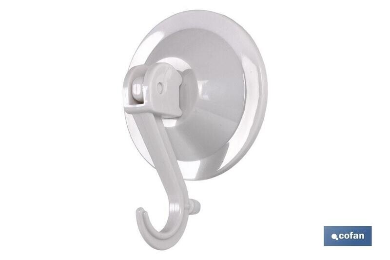 1 UD COLGADOR VENTOSA CIERRE SEGURIDAD �77mm