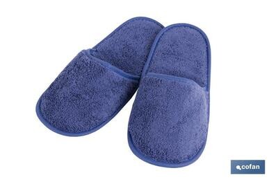 ZAPATILLAS BA�O AZUL MARINO MODELO MARIN  TALLA.L