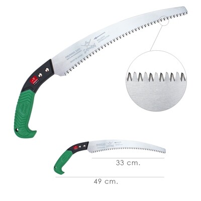 Serrucho Samurai Curvo Mango Plastico 330 mm.