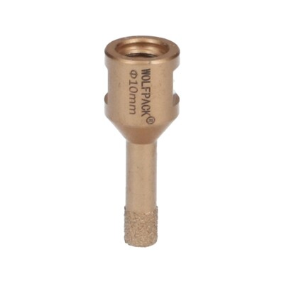 Corona Diamante Para Amoladora � 10 mm. Conexi�n Rosca M14. Corte Seco