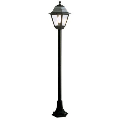 Farol Jard�n Con Columna 1,2 Metros Negro