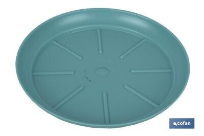 PLATO MACETA "ALTEA" (MODELO �11CM) C.TURQUESA