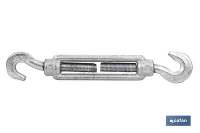 TENSOR GANCHO-GANCHO Z DIN 1480 M-12 "venta unitaria"