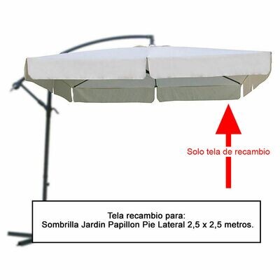 Tela Recambio Sombrilla Rectangular 2x3 metros (08091055)