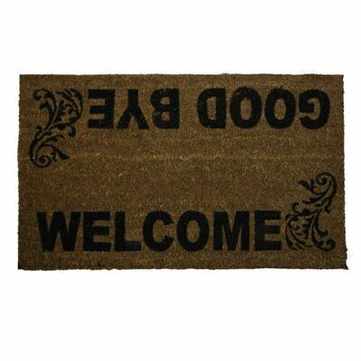 Felpudo Fibra Coco Welcome 45x75 cm.