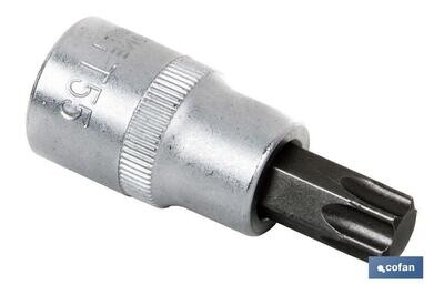 LLAVE DE VASO 1/4" CON PUNTA T-7