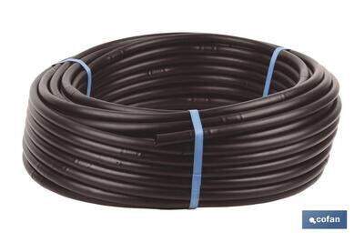 TUBO 25M RIEGO GOTEO NEGRO (Gotero a 0,50m) �16MM