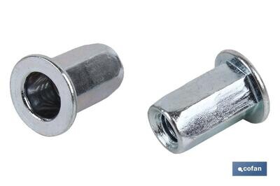 TUERCAS REMACHABLES HEXAG. ANCHAS M10