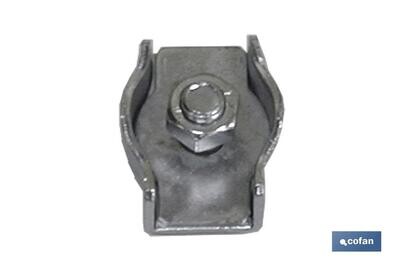 SUJETACABLES PLANO SIMPLE M-5