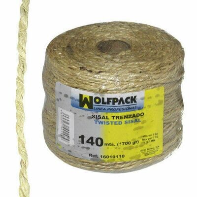 Cuerda Sisal N�3 4-2 Cabos (Bobina 700 gr./140 m.)