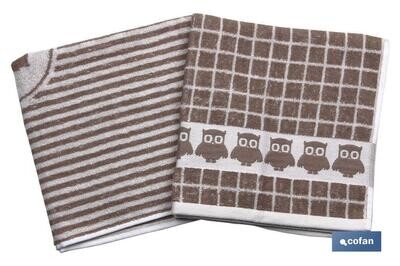 PACK 2 PA�OS COCINA 50X50 TOSTADO MODELO GARNACHA