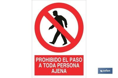 SE�AL ADHESIVO 210X148MM.