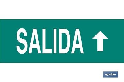 SE�AL LUMINESCENTE 400X100mm.