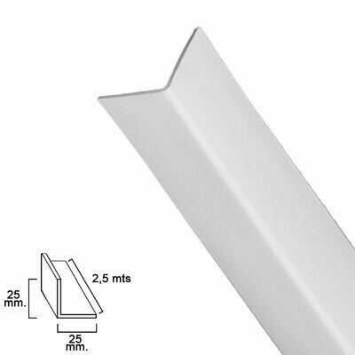 Guardavivos Pvc Flecha Para Mortero Barra 2,5 Metros