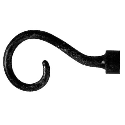 Terminal Forja Ibiza � 20 mm. Negro     Juego 2 Piezas