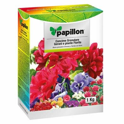 Abono Grano Papillon Geranios y Flores 1 Kg