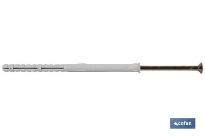 TACO CON TORNILLO TORX 10X100