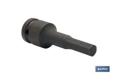 VASO IMPACTO 1/2" HEXAG. MACHO 8 MM