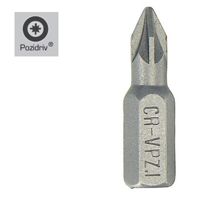 Destorpuntas Wolfpack Pozidriv N�2 (5 Piezas)