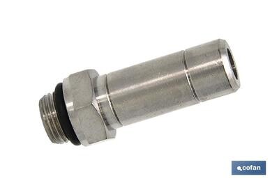 ESPIGA LISA MACHO CILINDRICA LAT�N NIQ. T-10 R-1/4