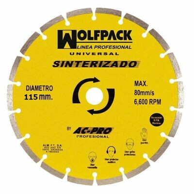 Disco Diamante 115 mm. General Obra Segmentado Sinterizado