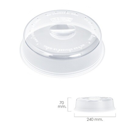 Tapa Microondas � 24 x 7 cm.