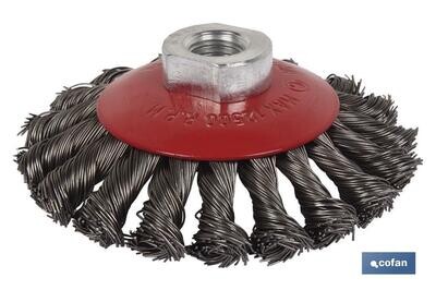 CEPILLO OBLICUO TRENZADO M14 �100 ACERO 0.5mm