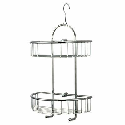 Cestillo Inoxidable Maurer Para Colgar 2 alturas 27x15x37 cm.