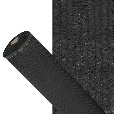 Malla Sombreo 90%, Rollo 1 x 50 metros, Reduce Radiaci�n, Protecci�n Jard�n y Terraza, Regula Temperatura, Color Negro