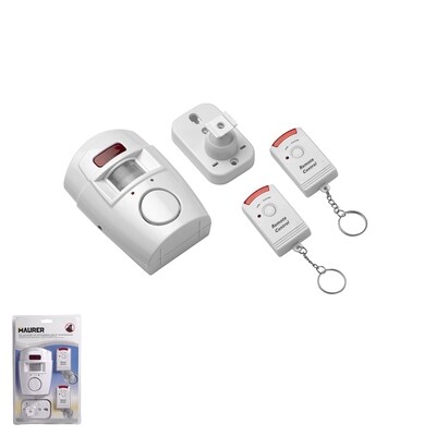 Alarma Casa Con Sensor Infrarojos, Sirena y 2 Mandos