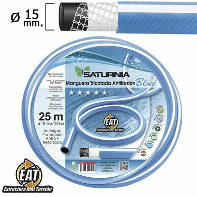 Manguera Tricotada No Torsion Blue � 15 mm. Rollo 25 metros