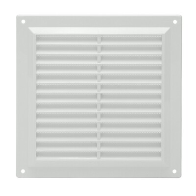Rejilla Plastico Sobreponer Con Malla Posterior 20x20 cm.