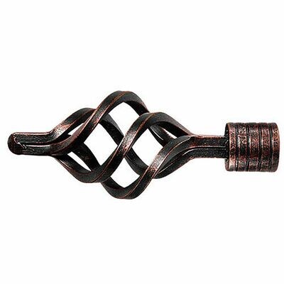 Terminal Forja Pi�a � 20 mm. Negro/cobre