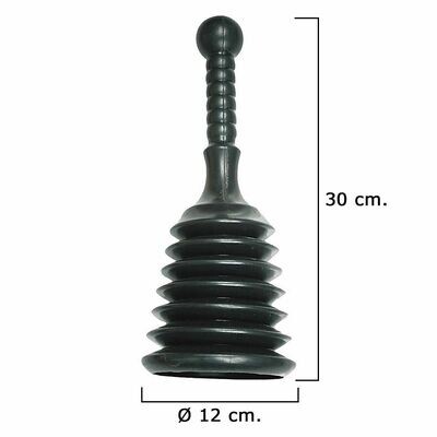 Desatascador Goma Fuelle         � 12 cm. /  Alto 30 cm.