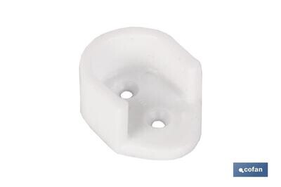 BL�STER DE 2 UDS. SOPORTE MARR�N PARA BARRA DE ARMARIO VENTA UNITARIA