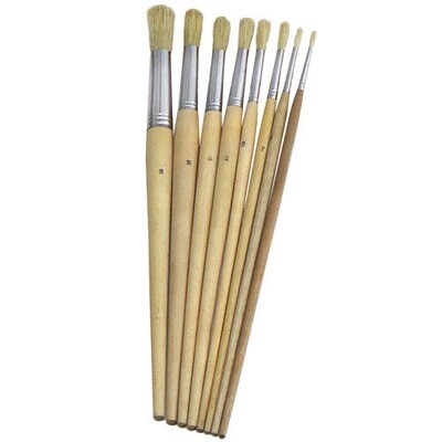 Pincel Brico Redondo Cerda Blanca N�  9